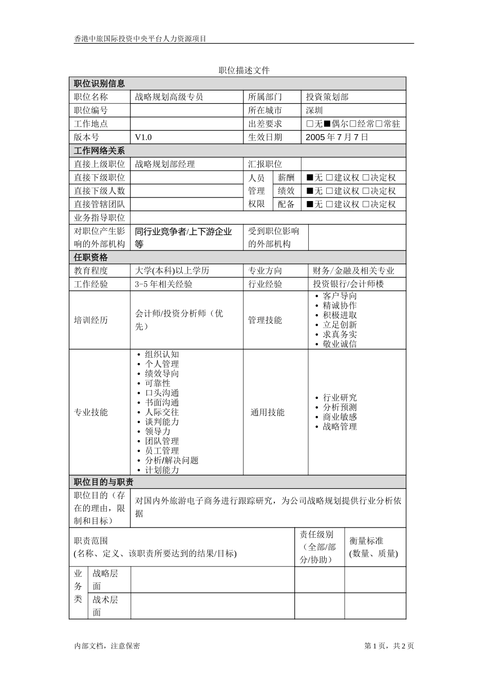 战略规划高级专员.doc_第1页