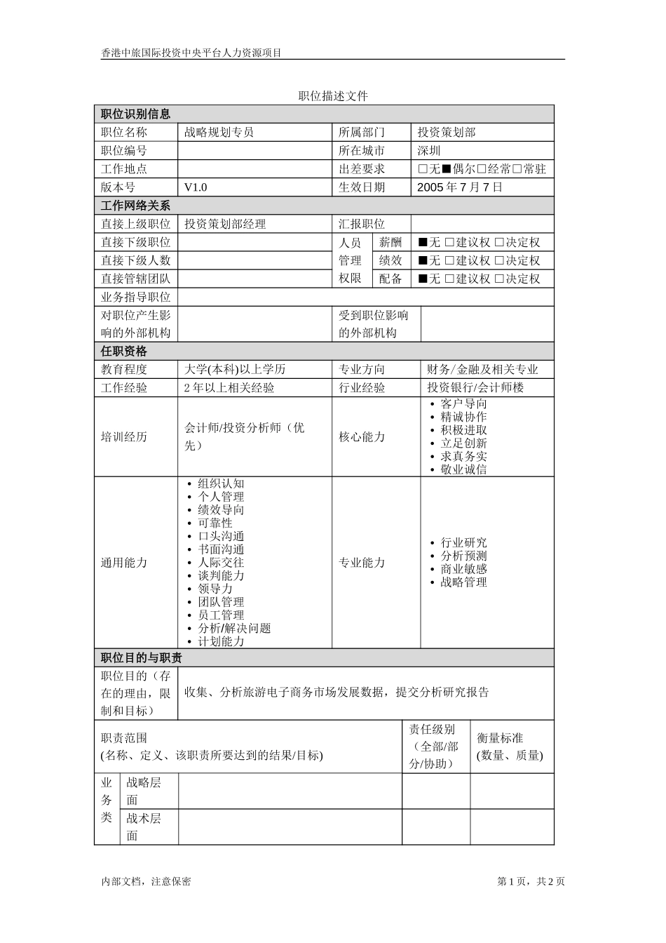 战略规划专员.doc_第1页