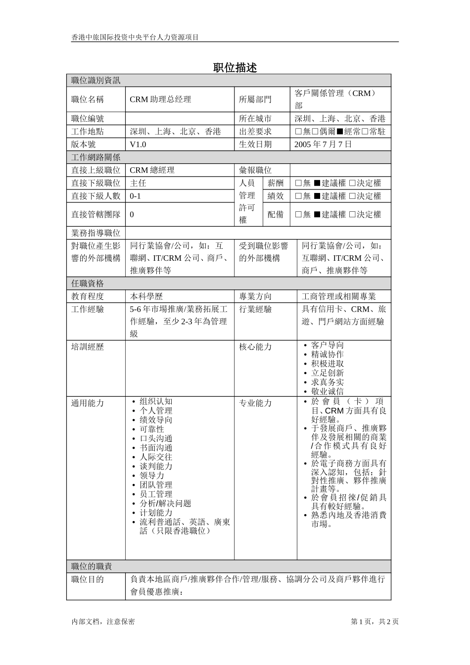 CRM助理经理.doc_第1页