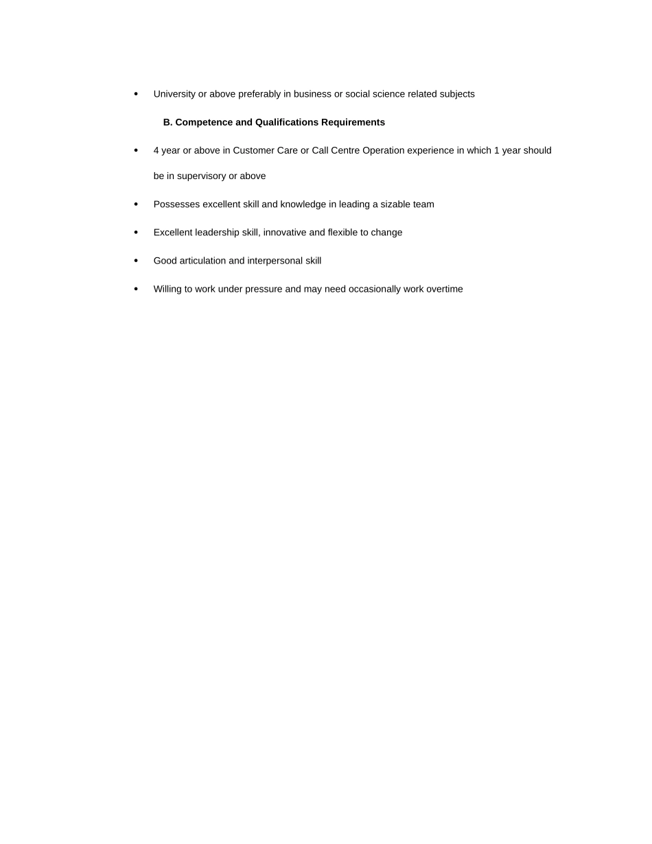 Contact Centre Positions Requirement_AM(Ops).doc_第2页