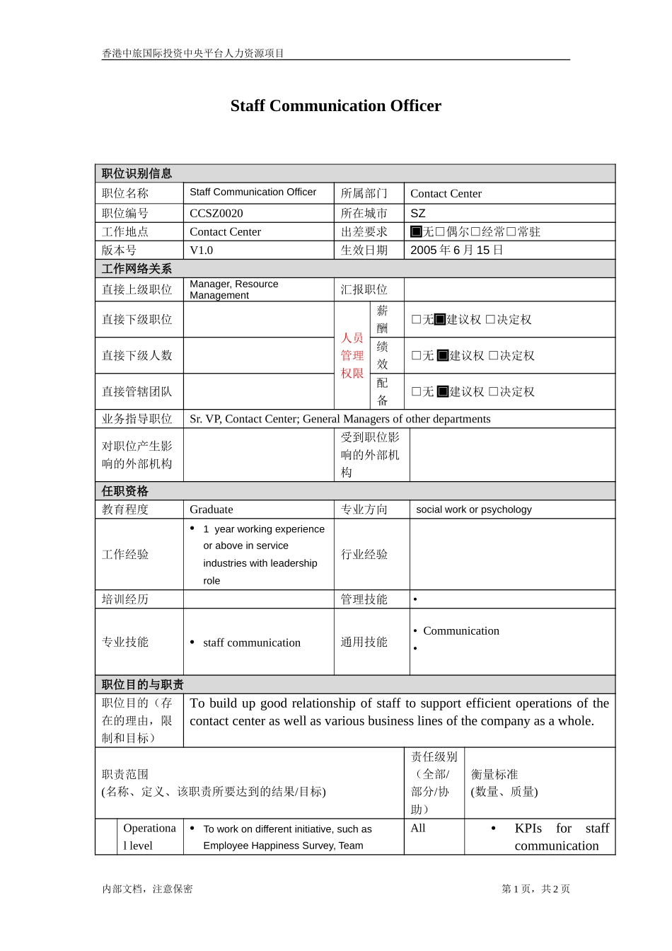 Staff Communication Officer.doc_第1页