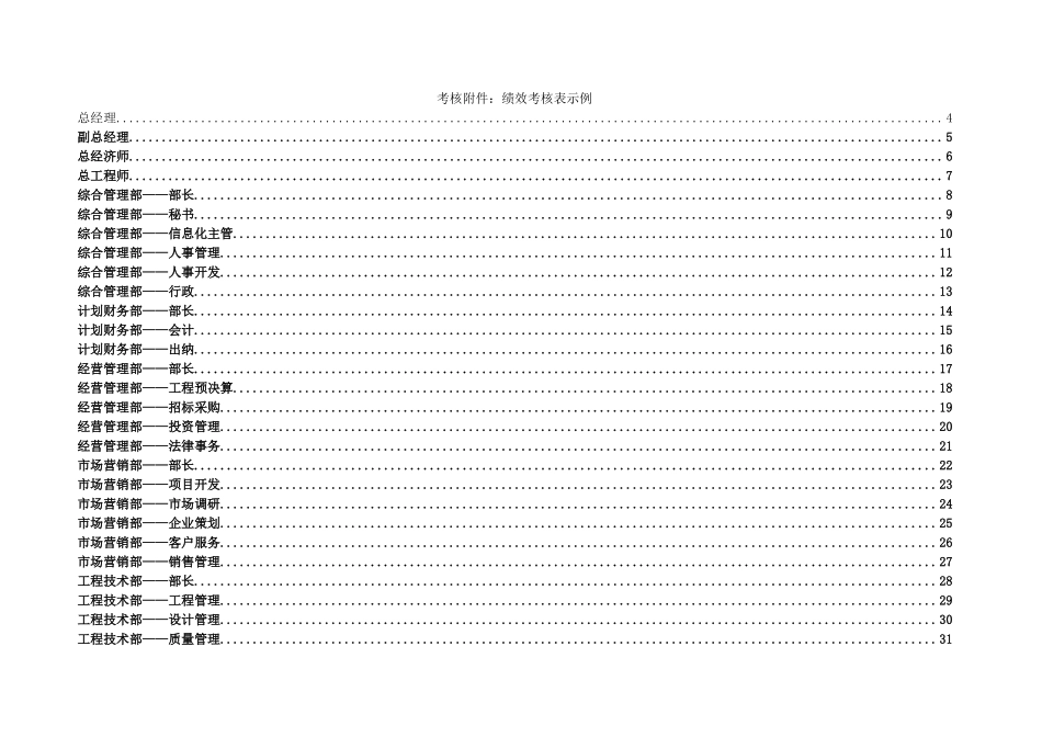 考核附件：绩效考核表示例.doc_第1页