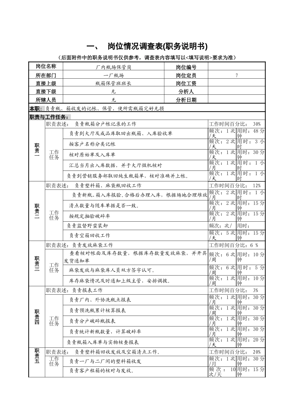 保管--收发瓶箱记帐岗.doc_第1页