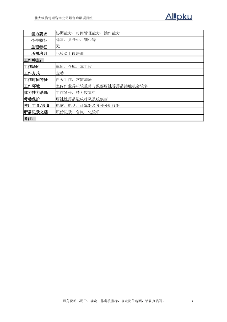 特殊分析岗位说明书.doc_第3页
