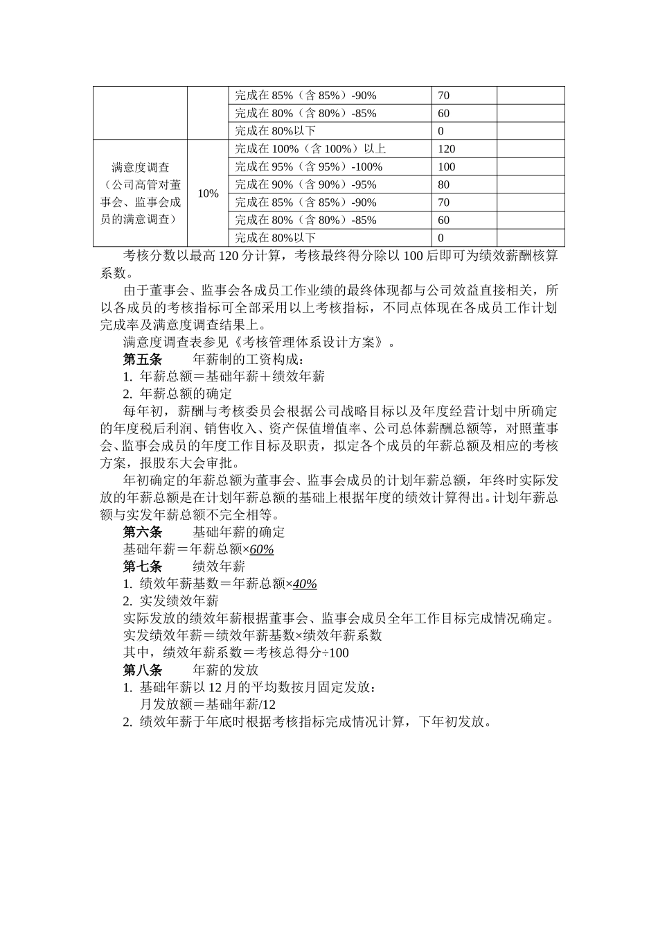 董事会成员薪酬考核管理办法.doc_第2页