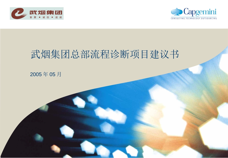 武烟集团总部流程诊断项目建议书-0512 - v2.ppt_第1页