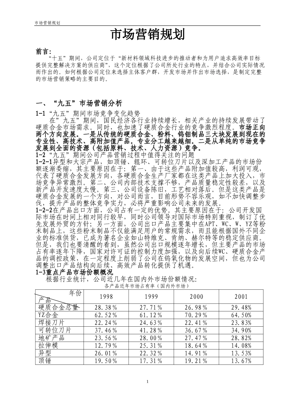 764-市场营销规划.doc_第1页