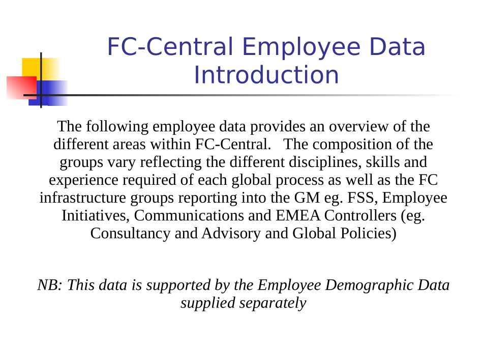 FC Central Employee Data as at 31st December.ppt_第2页