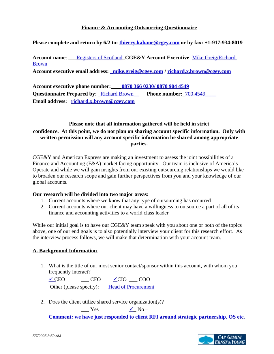 Questionnaire for Account Execs FinalRegistersofScotland.doc_第1页