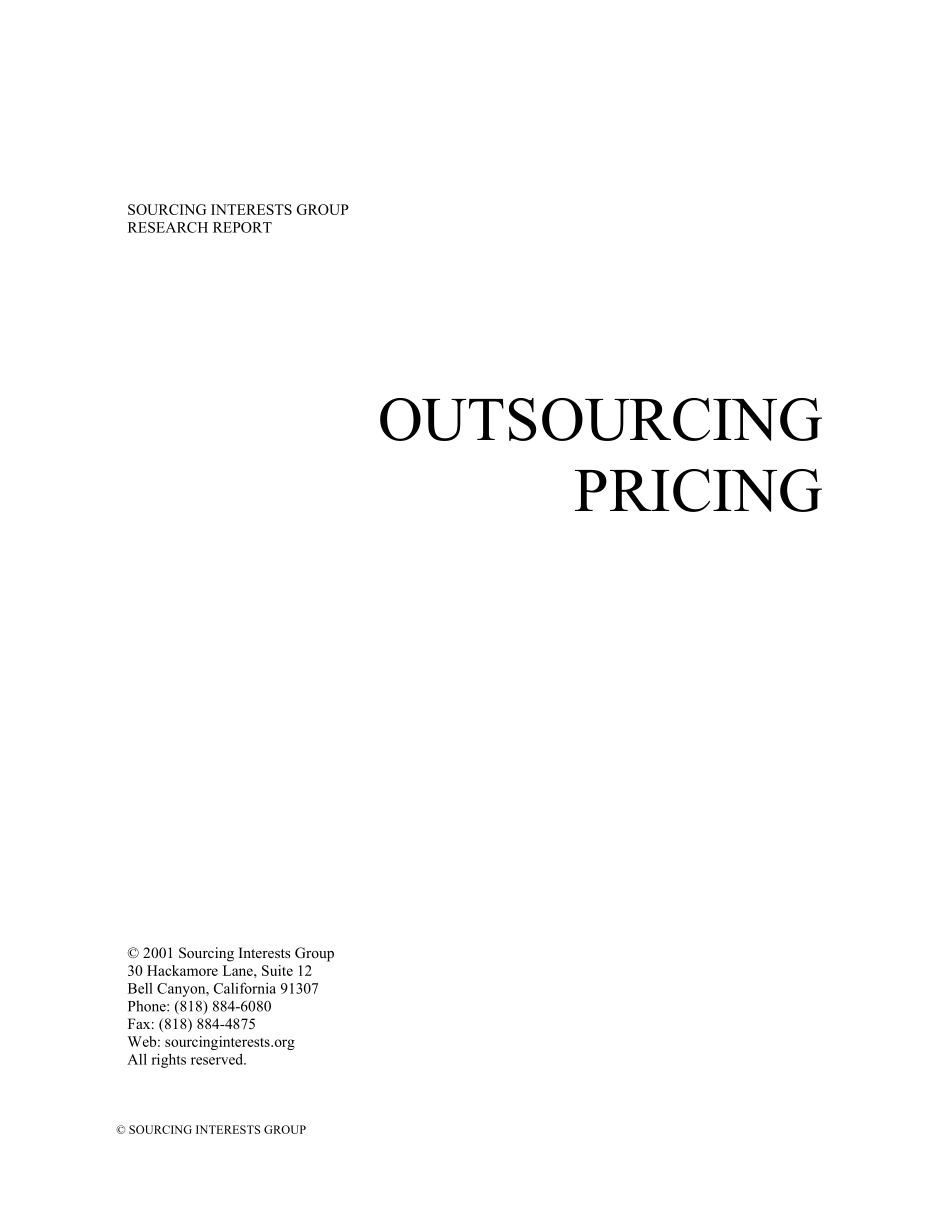 SIG_OutsourcingPricing.pdf_第1页