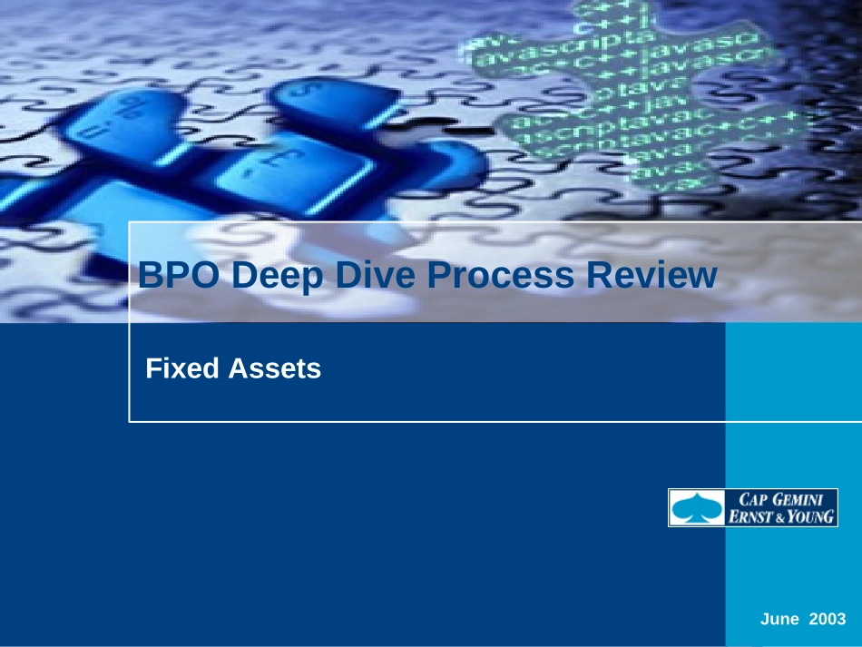 DEEP DIVE - Fixed Assets.Generic.ppt_第1页