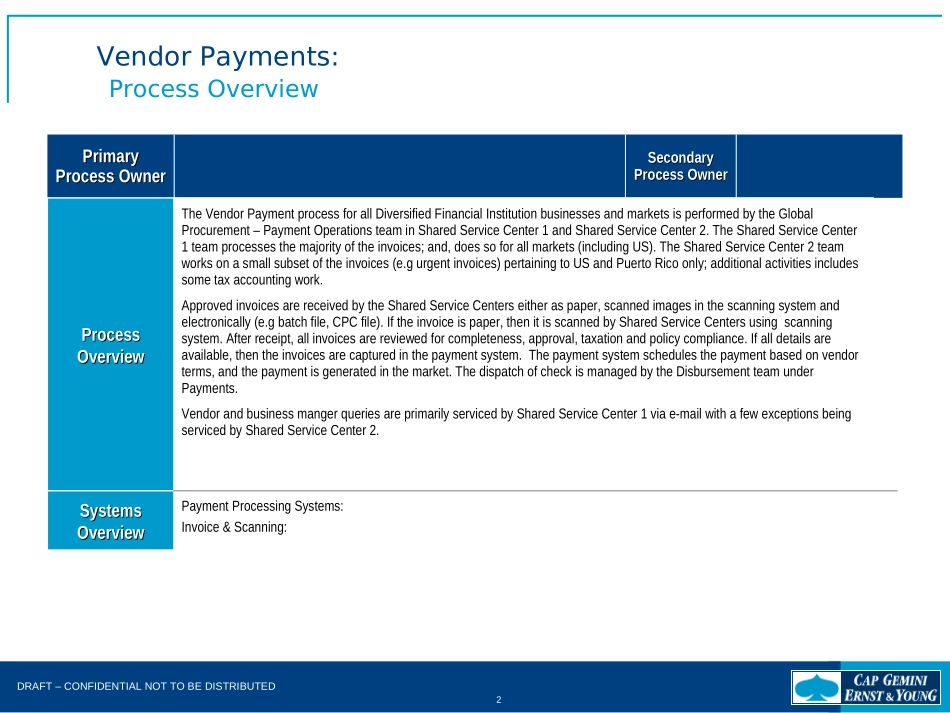 DEEP DIVE - Vendor Payments.Generic.ppt_第2页