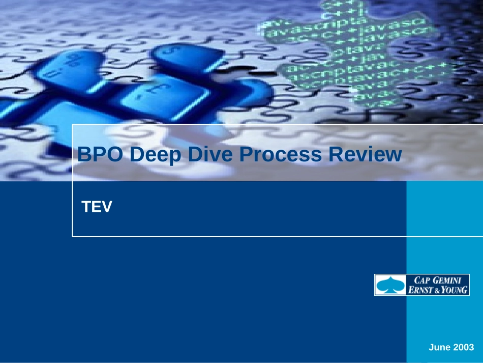 DEEP DIVE TEV.Generic.ppt_第1页