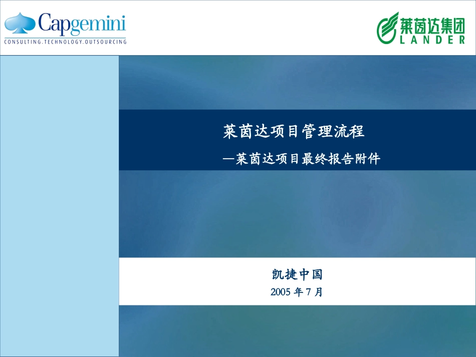 莱茵达最终报告流程部分0710.ppt_第1页