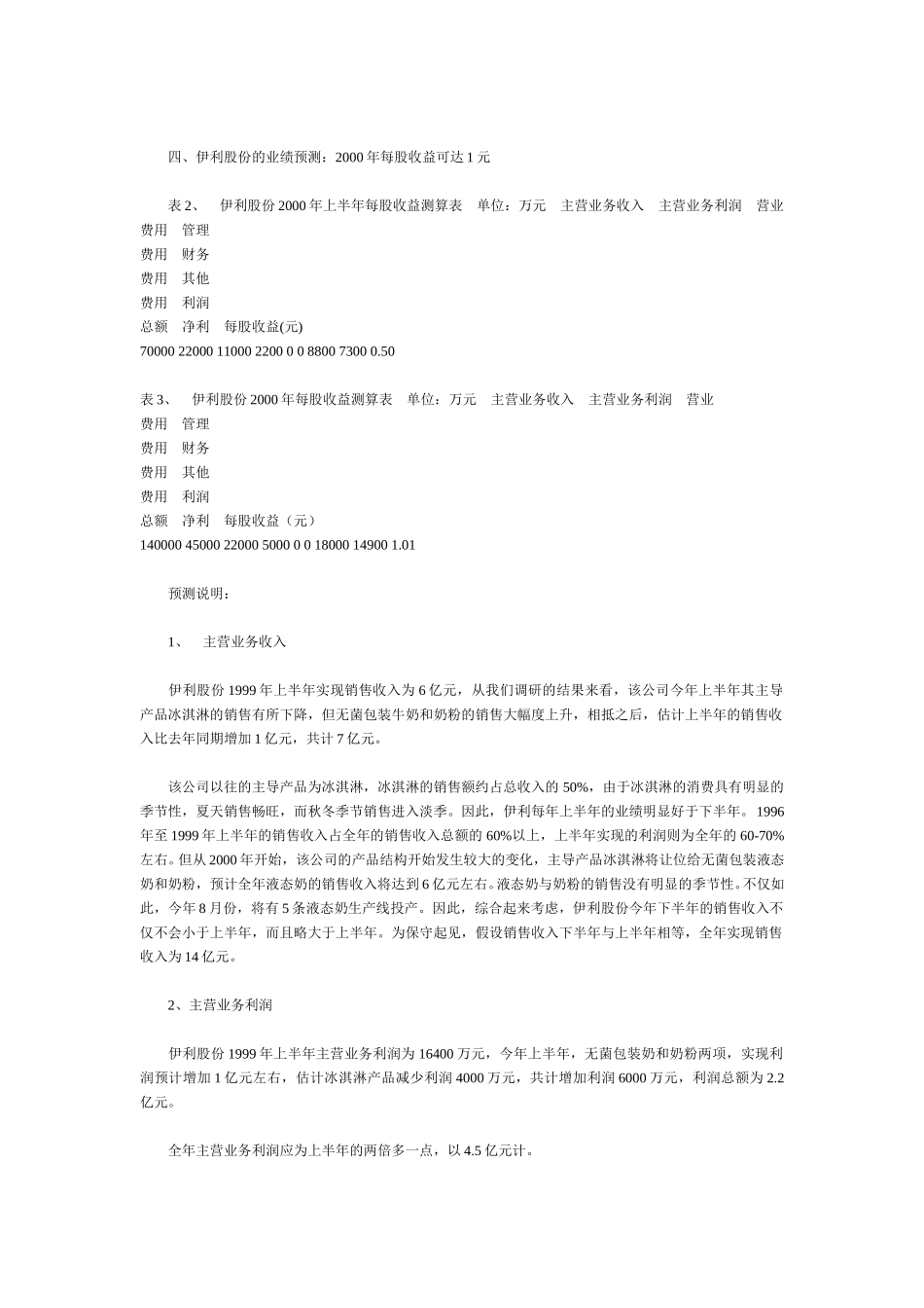 伊利股份公司投资价值分析报告.doc_第3页